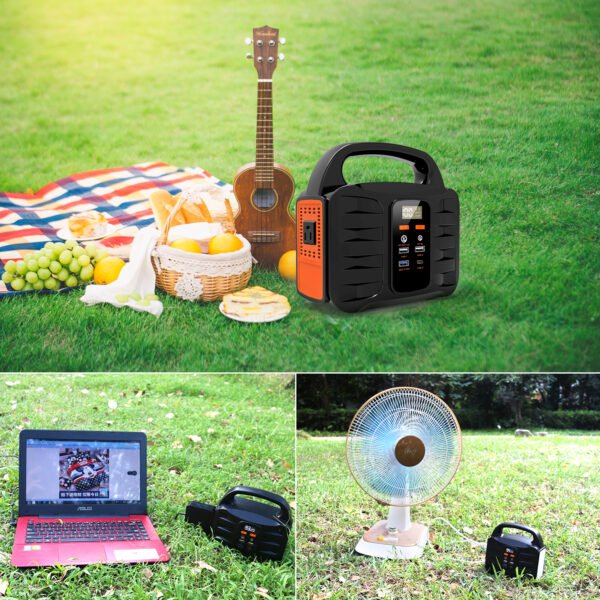 Portable Power Storage with  LiFePO4 Battery USB-C PD 100W Fast Charging for Camping, Home Use - Image 4